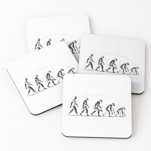 Item preview, Human to Primate Reverse Evolution designed and sold by ModdiesColors.