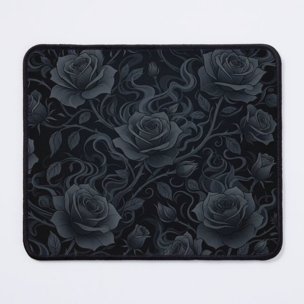 Item preview, Dark Gothic Rose Floral Seamless Pattern Background designed and sold by Owcomm.
