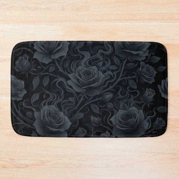 Item preview, Dark Gothic Rose Floral Seamless Pattern Background designed and sold by Owcomm.
