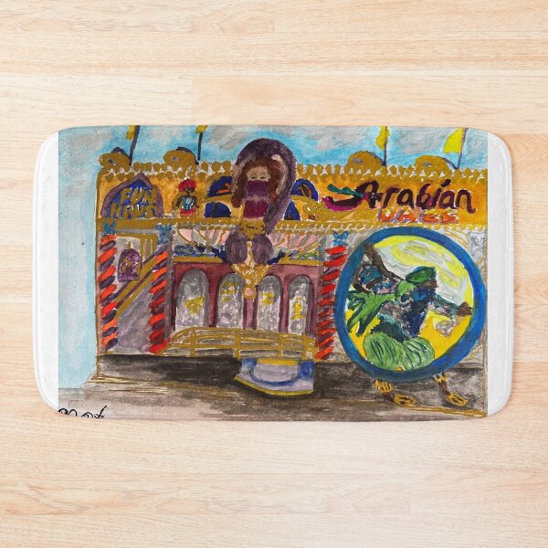 Item preview, Arabian Daze Fun House – Carnival Watercolor Art designed and sold by BirdandaBrush.