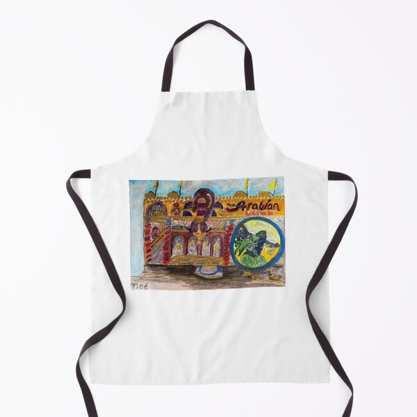 Item preview, Arabian Daze Fun House – Carnival Watercolor Art designed and sold by BirdandaBrush.