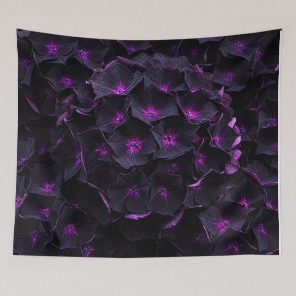 Item preview, Dark Purple Hydrangea Floral Blossom Pattern designed and sold by Owcomm.