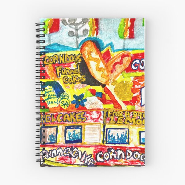 Item preview, Carnival Food Stand Watercolor Art designed and sold by BirdandaBrush.