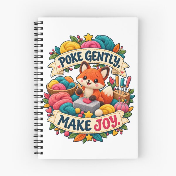 Item preview, Poke Gently Make Joy Needle Felting Art designed and sold by CheerfulNest.