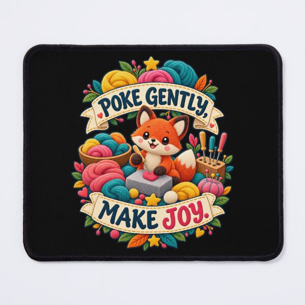 Item preview, Poke Gently Make Joy Needle Felting Art designed and sold by CheerfulNest.
