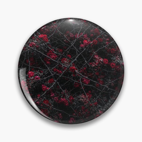 Item preview, Dark Red Roses Thorns Gothic Floral Pattern designed and sold by Owcomm.