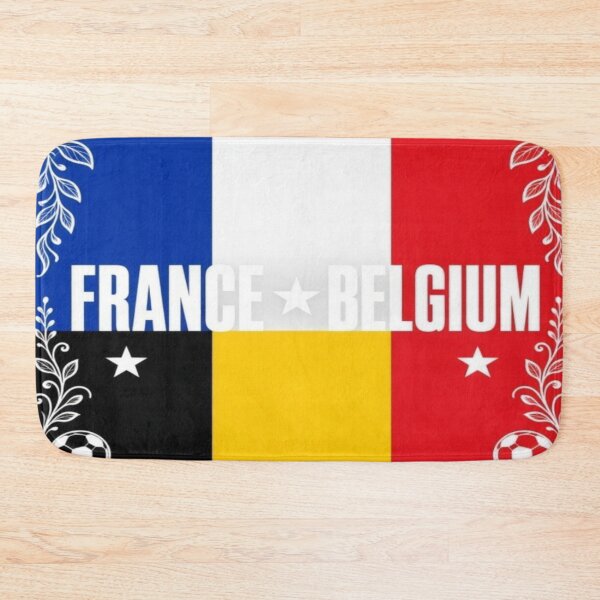 Item preview, France Belgium minimalist football match poster  designed and sold by Nexus Space.