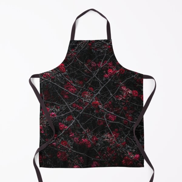Item preview, Dark Red Roses Thorns Gothic Floral Pattern designed and sold by Owcomm.