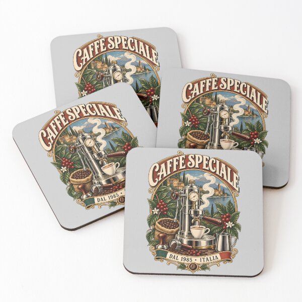 Item preview, Vintage Retro Italian Espresso Bar  designed and sold by KawaiiOrbit.