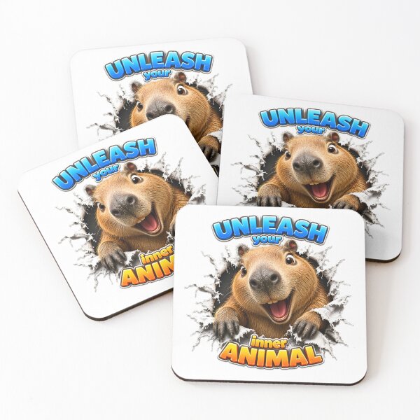 Item preview, Unleash Your Inner Animal - Friendly Capybara designed and sold by Bor-Suk.