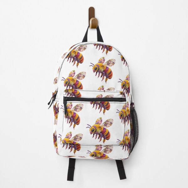 Item preview, Beautiful Floral Bee Made of Colorful Flowers designed and sold by Snurly.