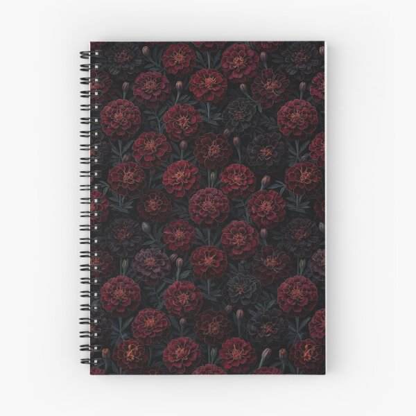 Item preview, Dark Marigold Floral Botanical Dark Academia Pattern designed and sold by Owcomm.