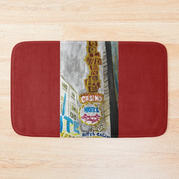 Item preview, Golden Gate Hotel & Casino Sign – Vintage Las Vegas Painting designed and sold by BirdandaBrush.