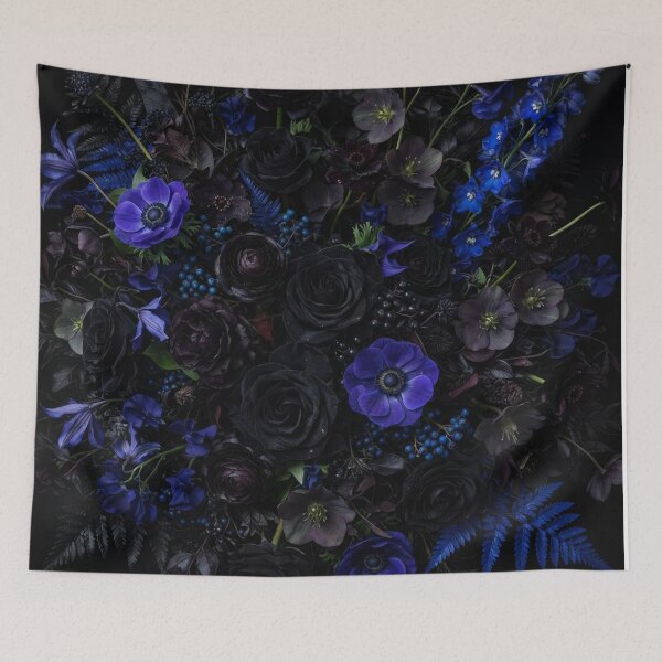 Item preview, Dark Blue and Black Floral Arrangement designed and sold by Owcomm.