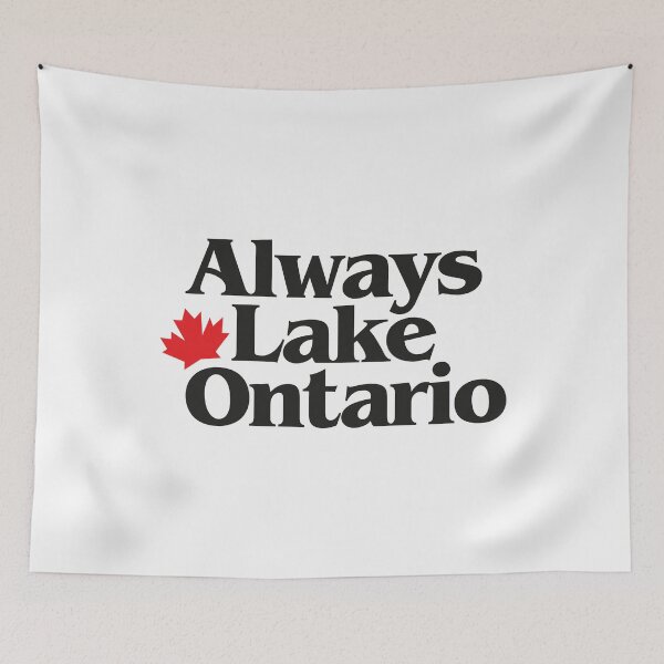 Item preview, Always Lake Ontario Not America – Canadian Protest Maple Leaf Design designed and sold by paulo silveira.
