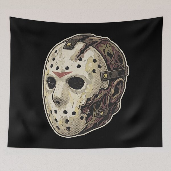 Item preview, Hockey Mask Slasher Comic Portrait designed and sold by The Mellonaire.