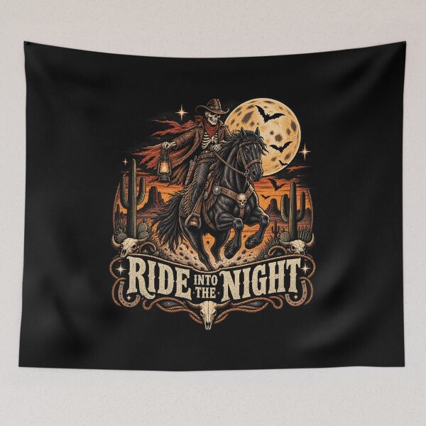 Item preview, Ride Into The Night Skeleton designed and sold by afr-saad.