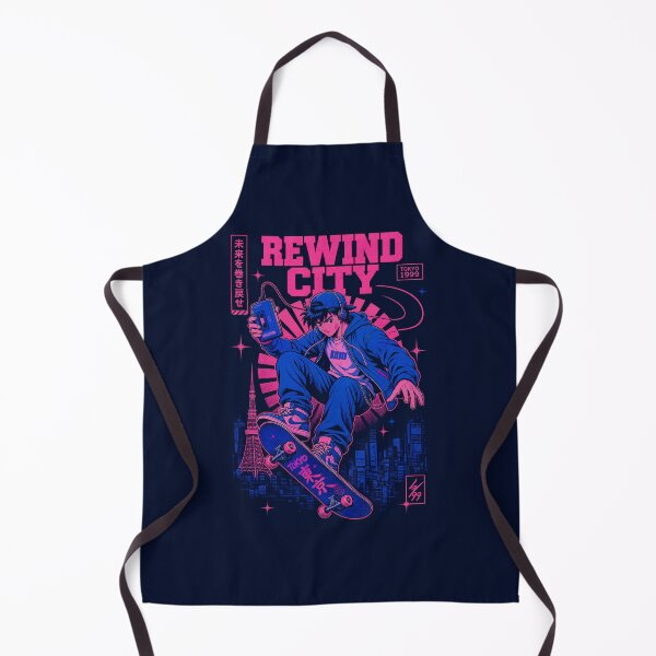 Item preview, Rewind City Tokyo Anime Skater Print designed and sold by NullSpacePrints.