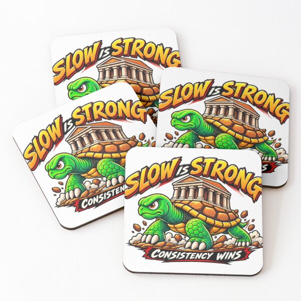 Item preview, Slow Is Strong – Consistency Wins Turtle Motivation designed and sold by AMIR PRO .