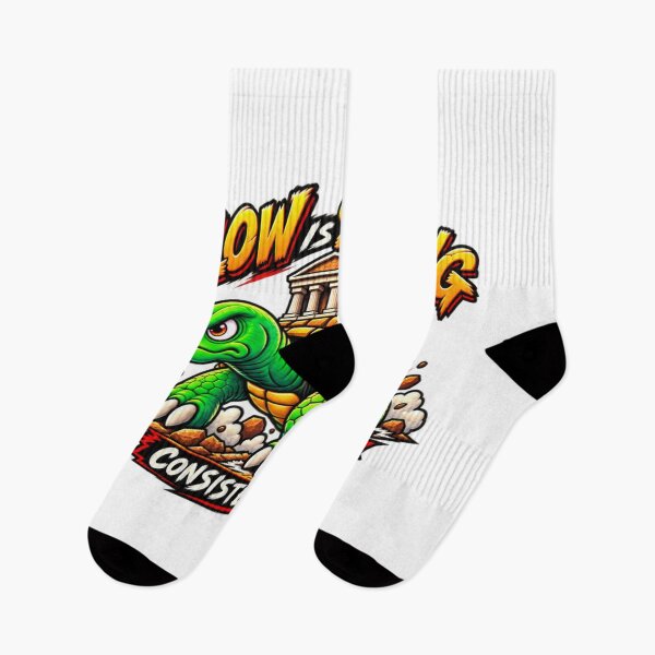 Item preview, Slow Is Strong – Consistency Wins Turtle Motivation designed and sold by AMIR PRO .