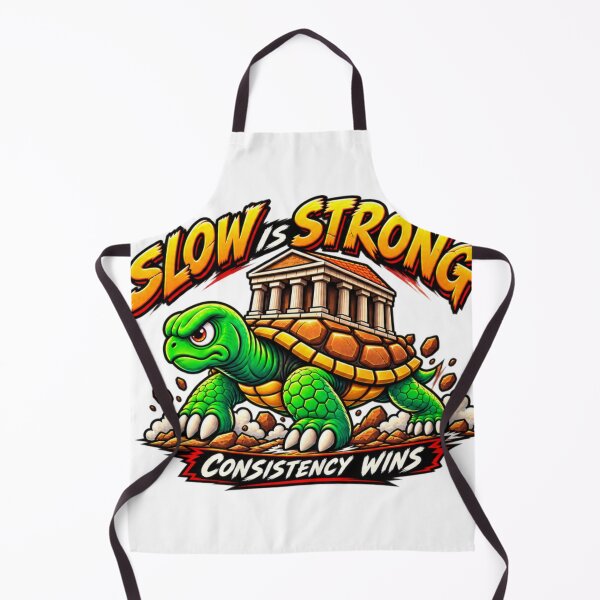Item preview, Slow Is Strong – Consistency Wins Turtle Motivation designed and sold by AMIR PRO .