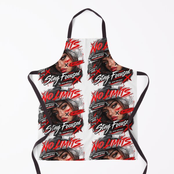 Item preview, No Limits Stay Focused - Urban Streetwear Grunge Portrait Design designed and sold by Morty'sArt.