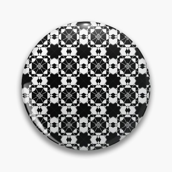 Item preview, Navy Blue & White Geometric Houndstooth Ikat Seamless Pattern designed and sold by LuxocaDesigns24.