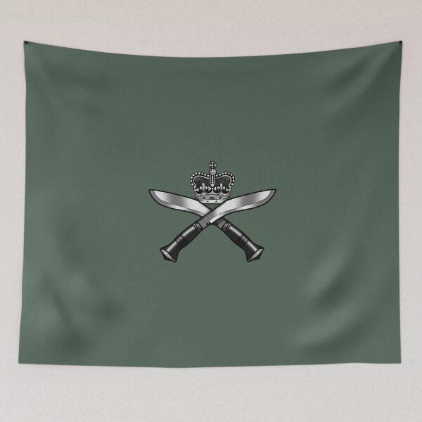Item preview, Black and White Royal Gurkha Rifles designed and sold by Auburn-Art.