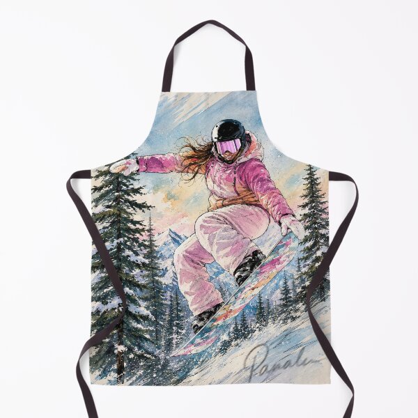 Item preview, Snowboard Girl Winter Ride, PanaluPrint, women's snowboarding designed and sold by PanaluPrint .
