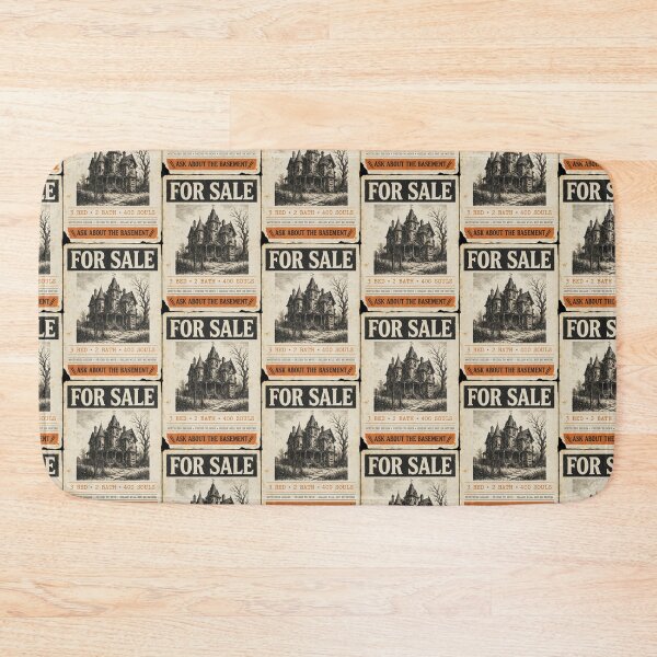 Item preview, Haunted Victorian House For Sale Listing Sign designed and sold by The Mellonaire.