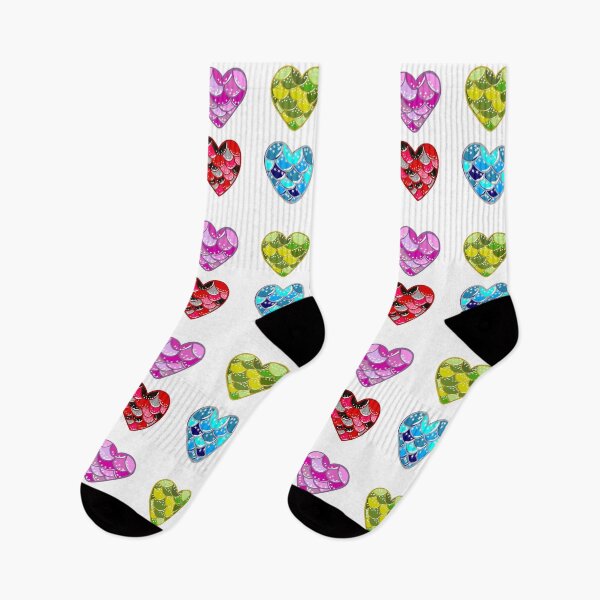 Item preview, Mermaid hearts sticker pack designed and sold by BigfeetLittlepaws.