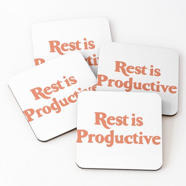 Item preview, Rest Is Productive Motivational Quote Design designed and sold by DinaArtStudio.