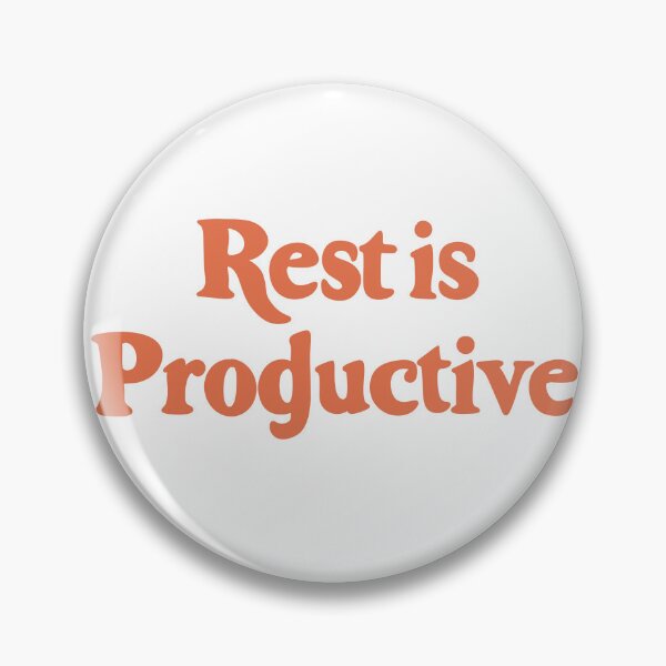 Item preview, Rest Is Productive Motivational Quote Design designed and sold by DinaArtStudio.