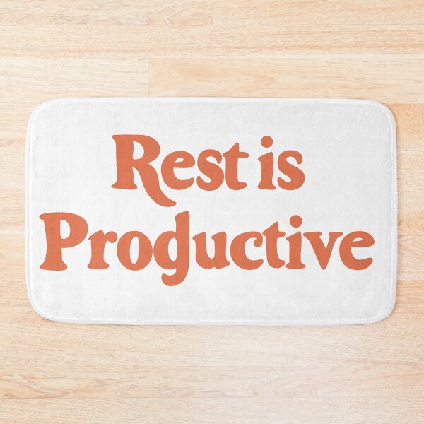 Item preview, Rest Is Productive Motivational Quote Design designed and sold by DinaArtStudio.