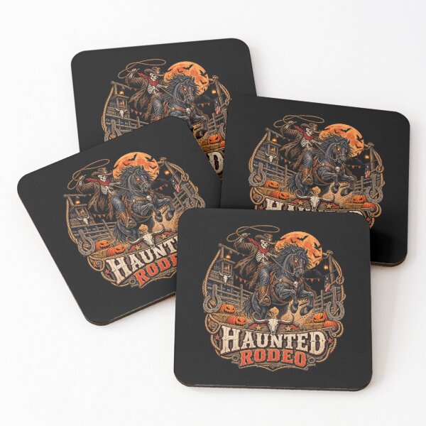 Item preview, Haunted Rodeo Skeleton Cowboy Halloween Western Vintage designed and sold by afr-saad.