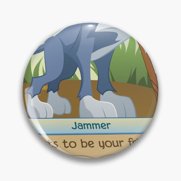 Item preview, Animal Jam Default Wolf friend request version 2 designed and sold by Maddkadd.