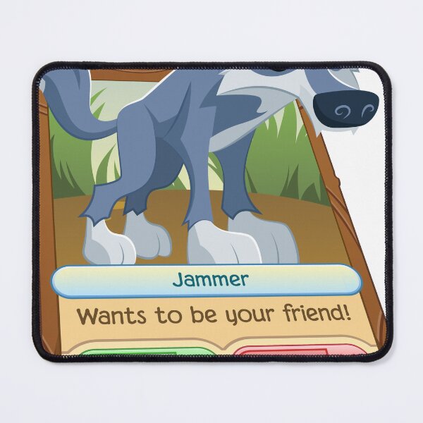 Item preview, Animal Jam Default Wolf friend request version 2 designed and sold by Maddkadd.