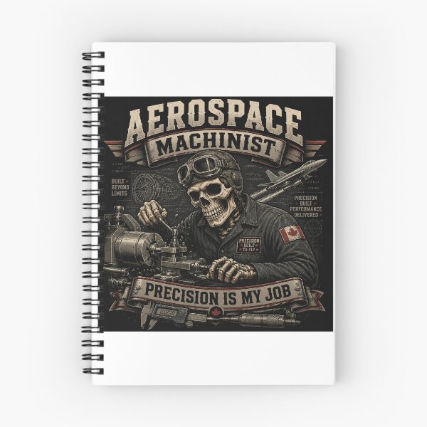 Item preview, Aerospace Machinist designed and sold by Pouls and Prints.