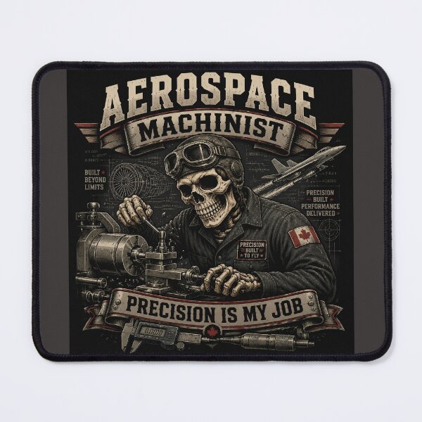 Item preview, Aerospace Machinist designed and sold by Pouls and Prints.