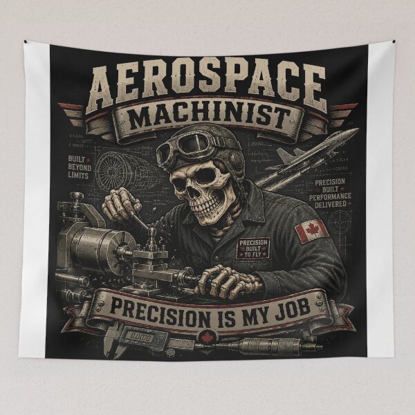 Item preview, Aerospace Machinist designed and sold by Pouls and Prints.