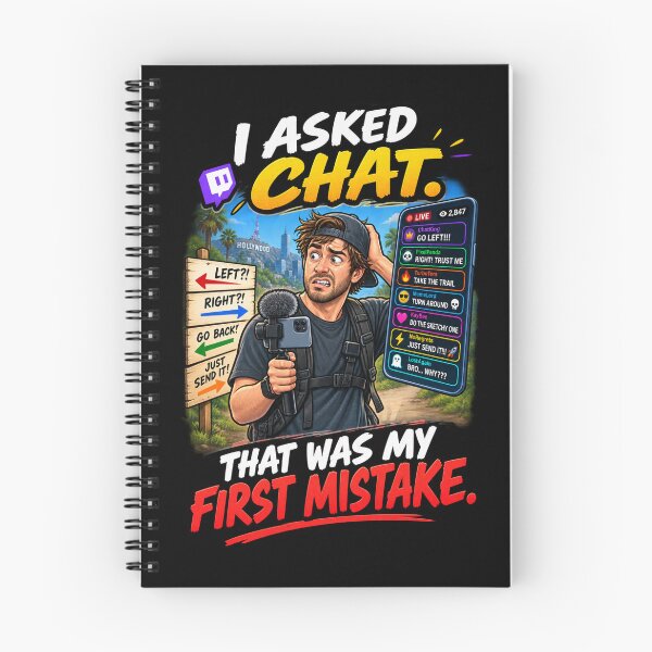 Item preview, I ASKED CHAT. THAT WAS MY FIRST MISTAKE. designed and sold by signshirtz.