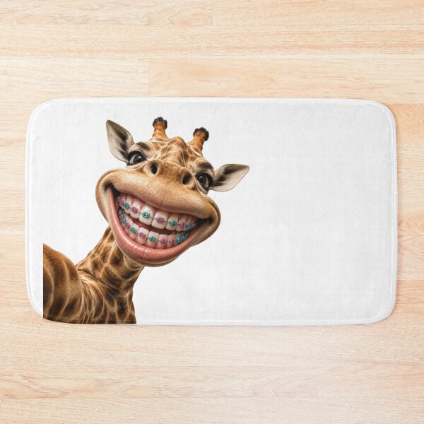 Item preview, Funny Giraffe Taking Selfie with Braces designed and sold by Snurly.