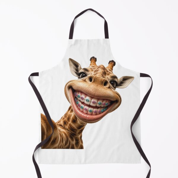 Item preview, Funny Giraffe Taking Selfie with Braces designed and sold by Snurly.