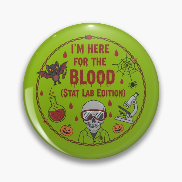 Item preview, Phlebotomy Scientist Skeleton Laboratory Emblem designed and sold by Exquisite Design Studio „Paculówka”.