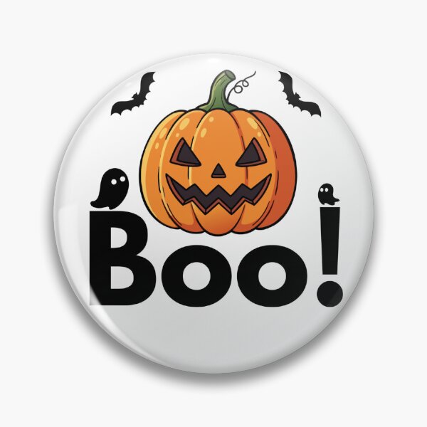Item preview, Boo! Cute Halloween Ghost, Pumpkin & Bats | Spooky Halloween Design designed and sold by 22k Lab Studio.