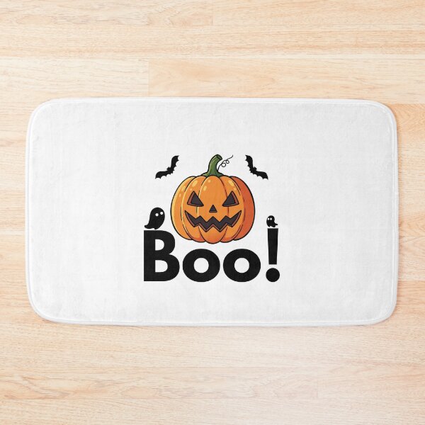 Item preview, Boo! Cute Halloween Ghost, Pumpkin & Bats | Spooky Halloween Design designed and sold by 22k Lab Studio.