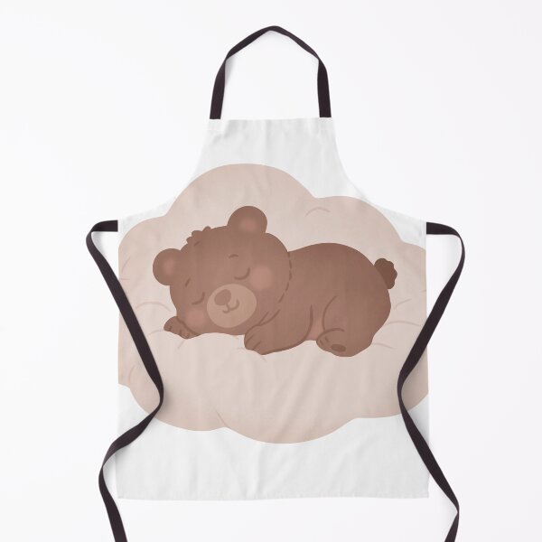 Item preview, Sleeping Bear on Cloud Illustration designed and sold by DinaArtStudio.