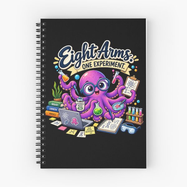 Item preview, Eight Arms. One Experiment. – Funny Octopus Science Design designed and sold by Animal Puns.