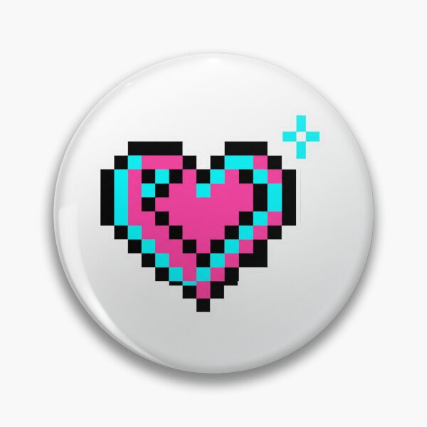 Item preview, Retro Pixel Heart 8 Bit Arcade Style Design designed and sold by urchoice002.