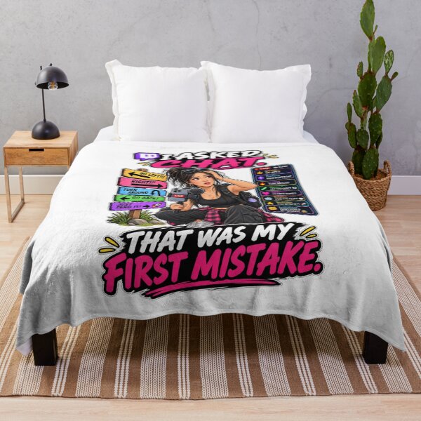 Item preview, I ASKED CHAT. THAT WAS MY FIRST MISTAKE - WOMAN designed and sold by signshirtz.